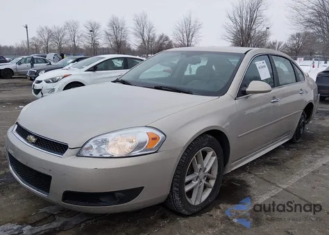2012 Chevrolet Impala Ltz z USA, uszkodzony, nr VIN 2G1WC5E36C1296452